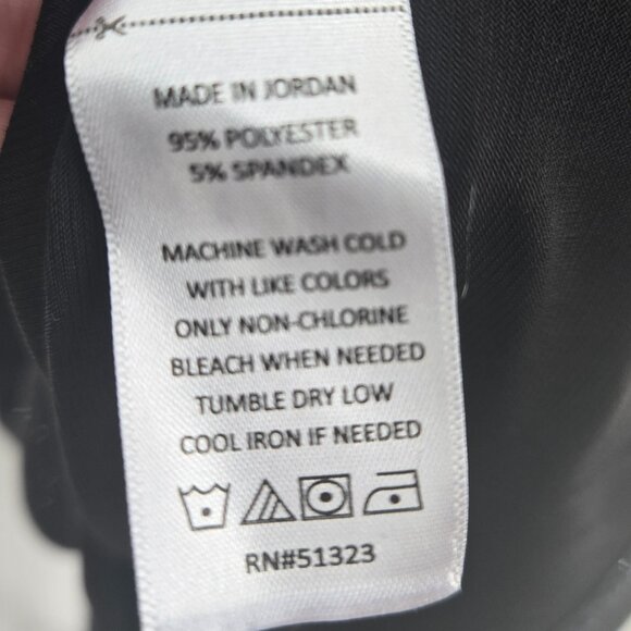 Vince Camuto Black Sleeveless Glitter Sleeveless Blouse Large - Picture 7 of 7